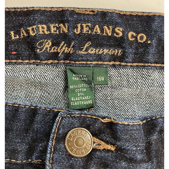 Lauren Jeans Co Ralph Lauren Classic Straight Jeans Women’s Size 16W - Picture 8 of 11